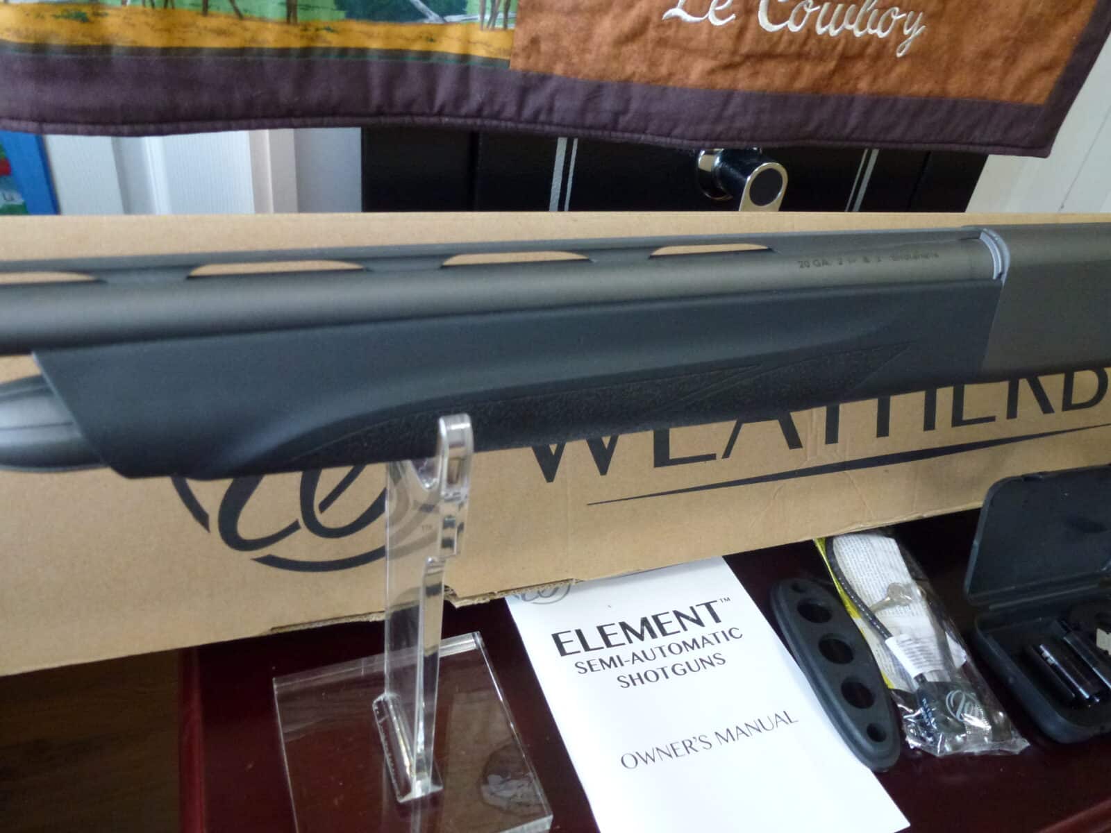 *NEUF dans BOITE*UNFIRED*WEATHERBY ELEMENT 20ga TUNGSTEN SYNTHETIC