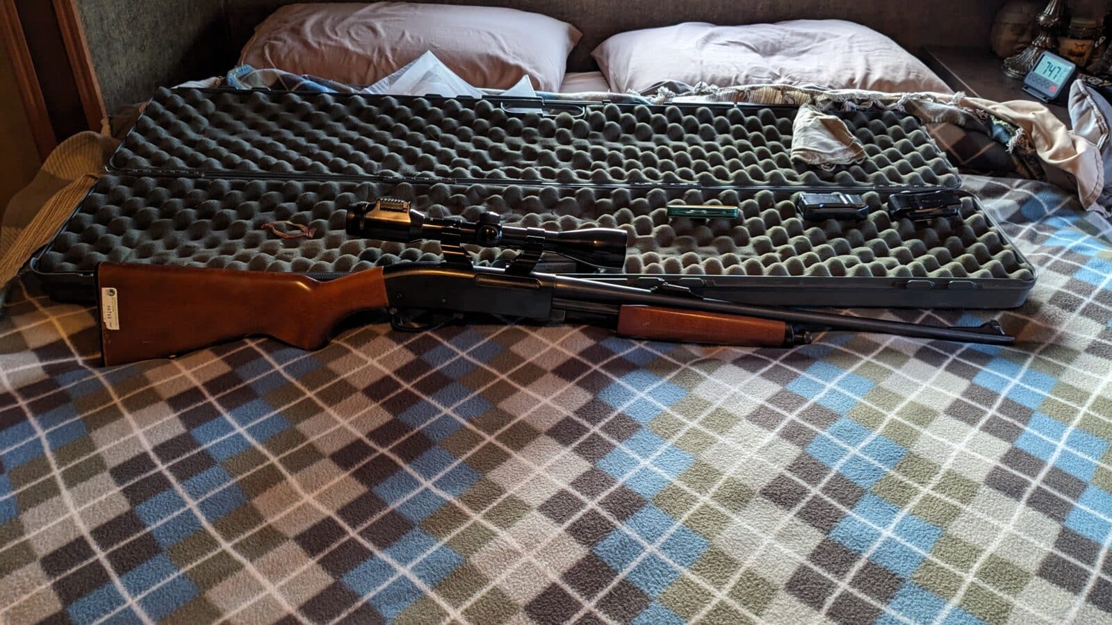 Carabine Remington à pompe