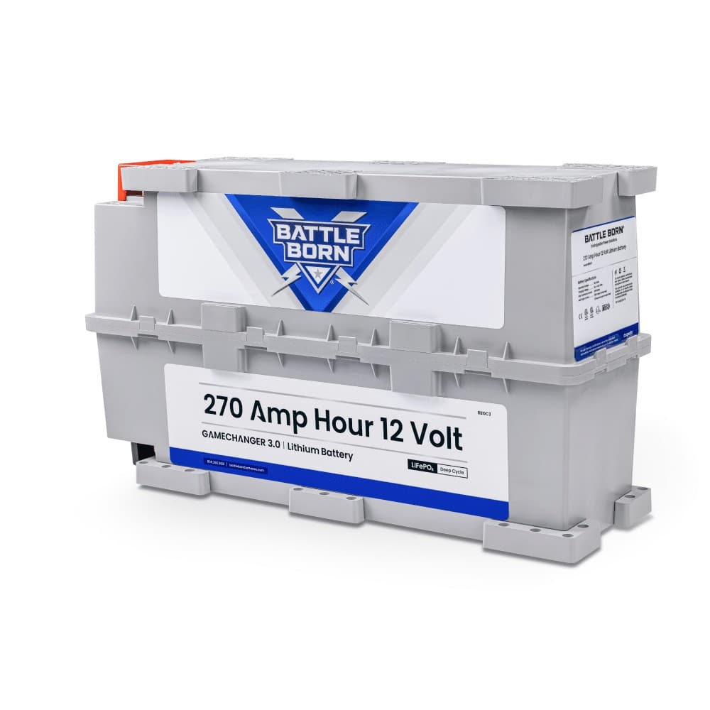 Batterie au Lithium Battle Born 270 Amp hour 12 Volt Model BBGC3iH
