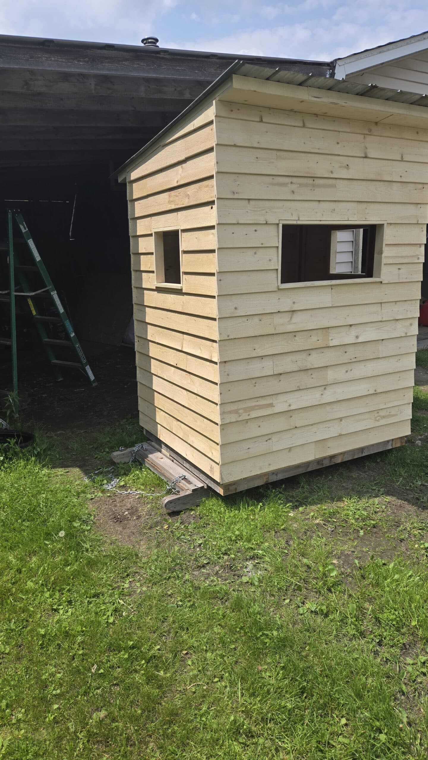 Cabane de chasse demontable