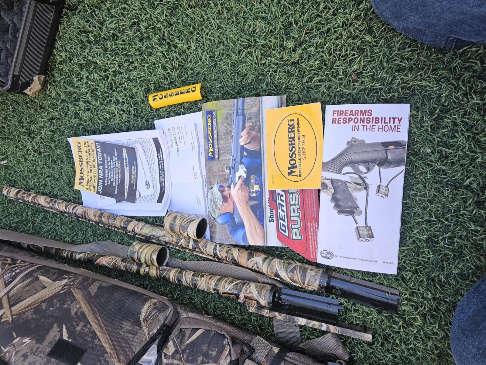 Mossberg avec 3 cannons en charge