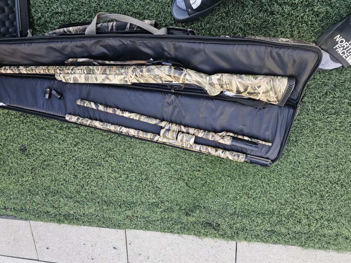 Mossberg avec 3 cannons en charge