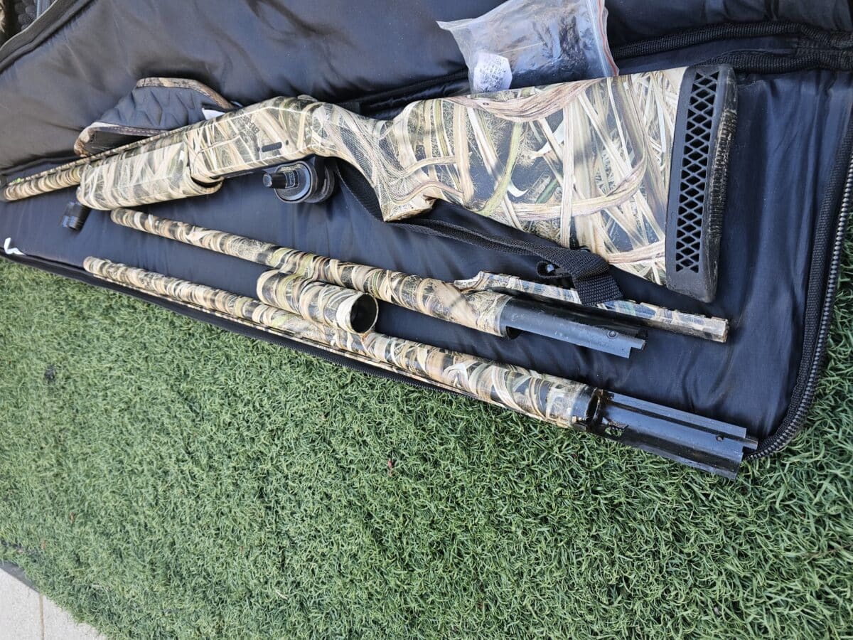 Mossberg avec 3 cannons en charge