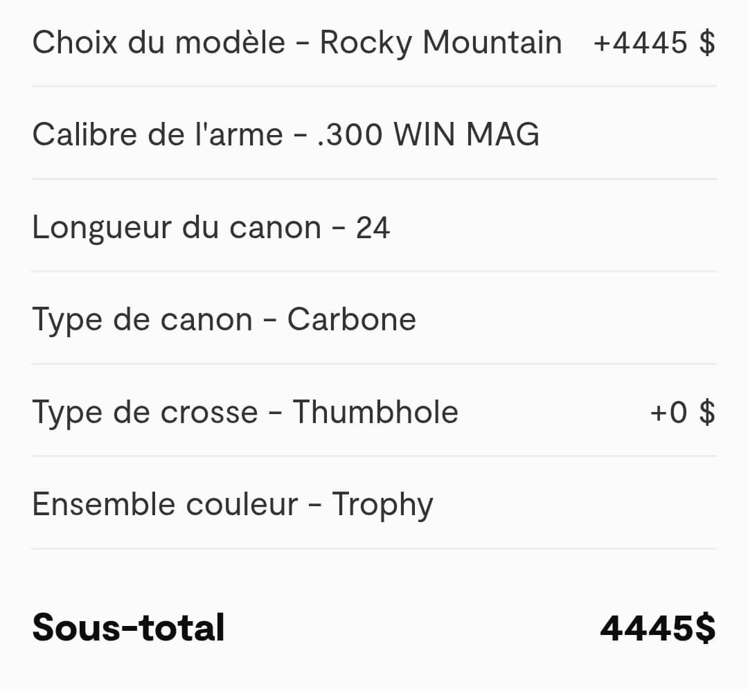Antler Rocky Mountain 300WIN