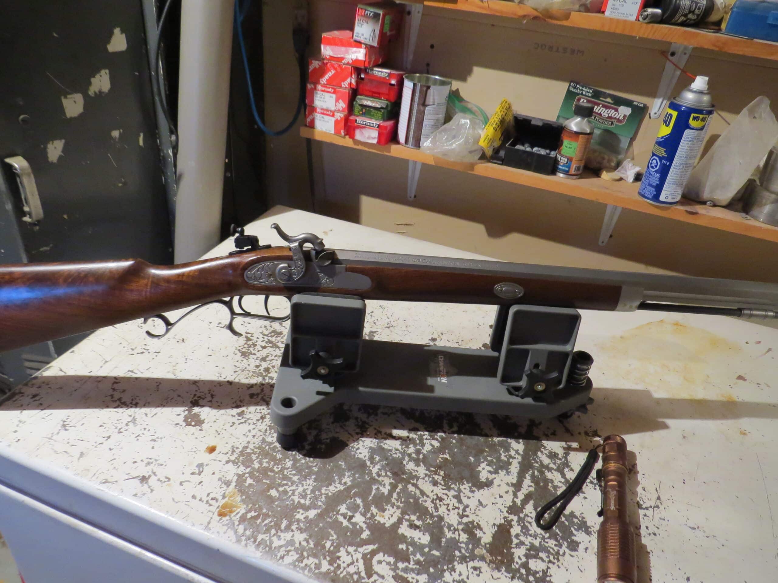 T&C hawken rifle silver