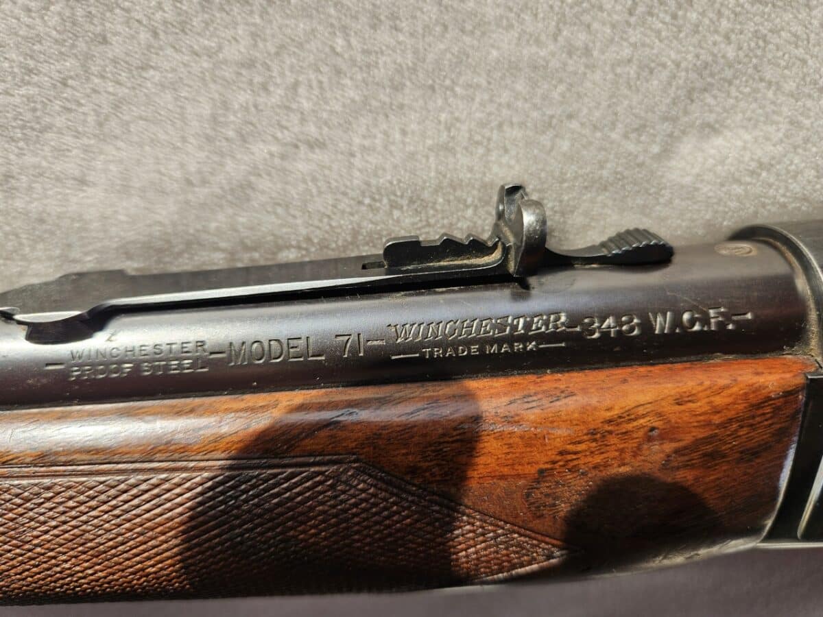 Winchester model 71 “lever action”