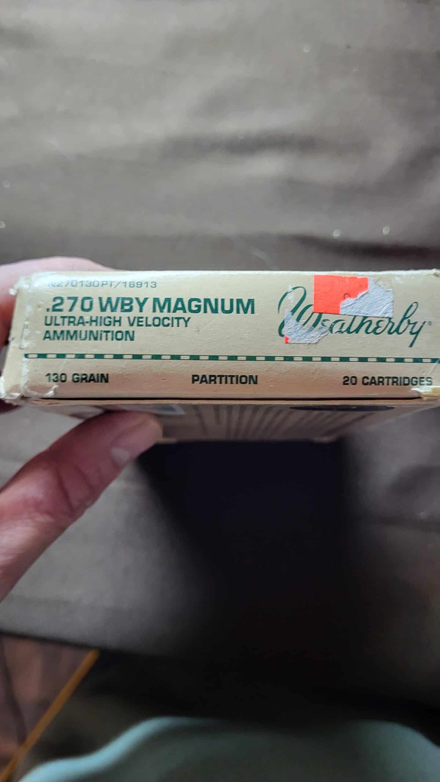 Munition 270 wby mag