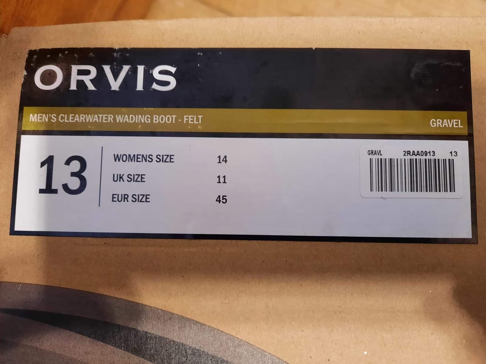 Bottes de pêche orvis neuve