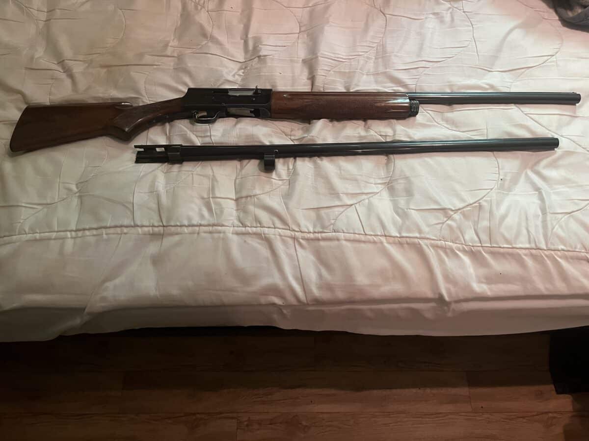 Browning auto five Light avec un canon de 26’’ et un de 30 ‘’
