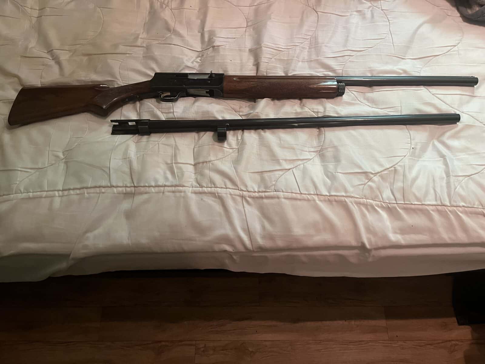 Browning auto five Light avec un canon de 26’’ et un de 30 ‘’