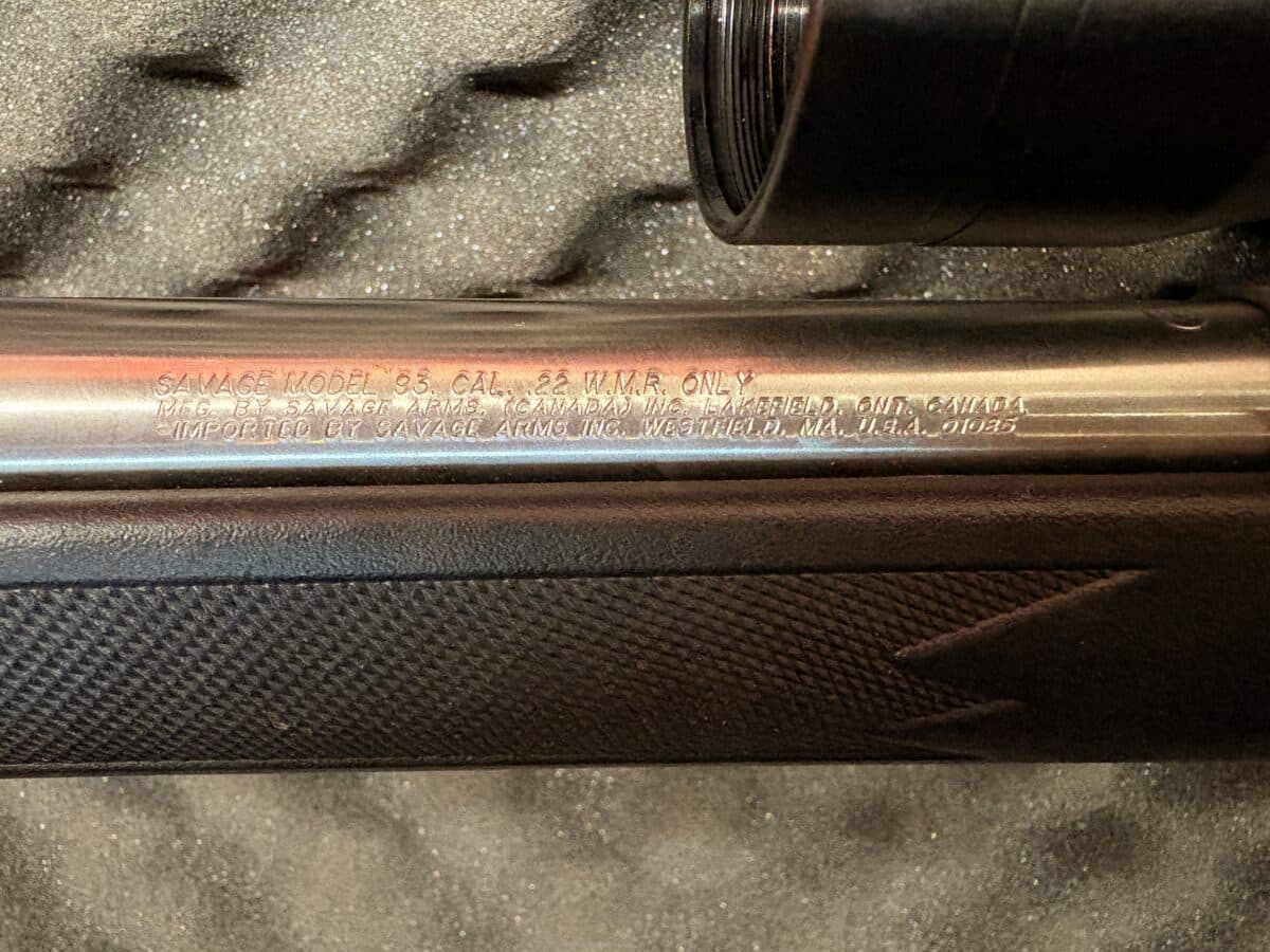 Savage 93 .22 WMR