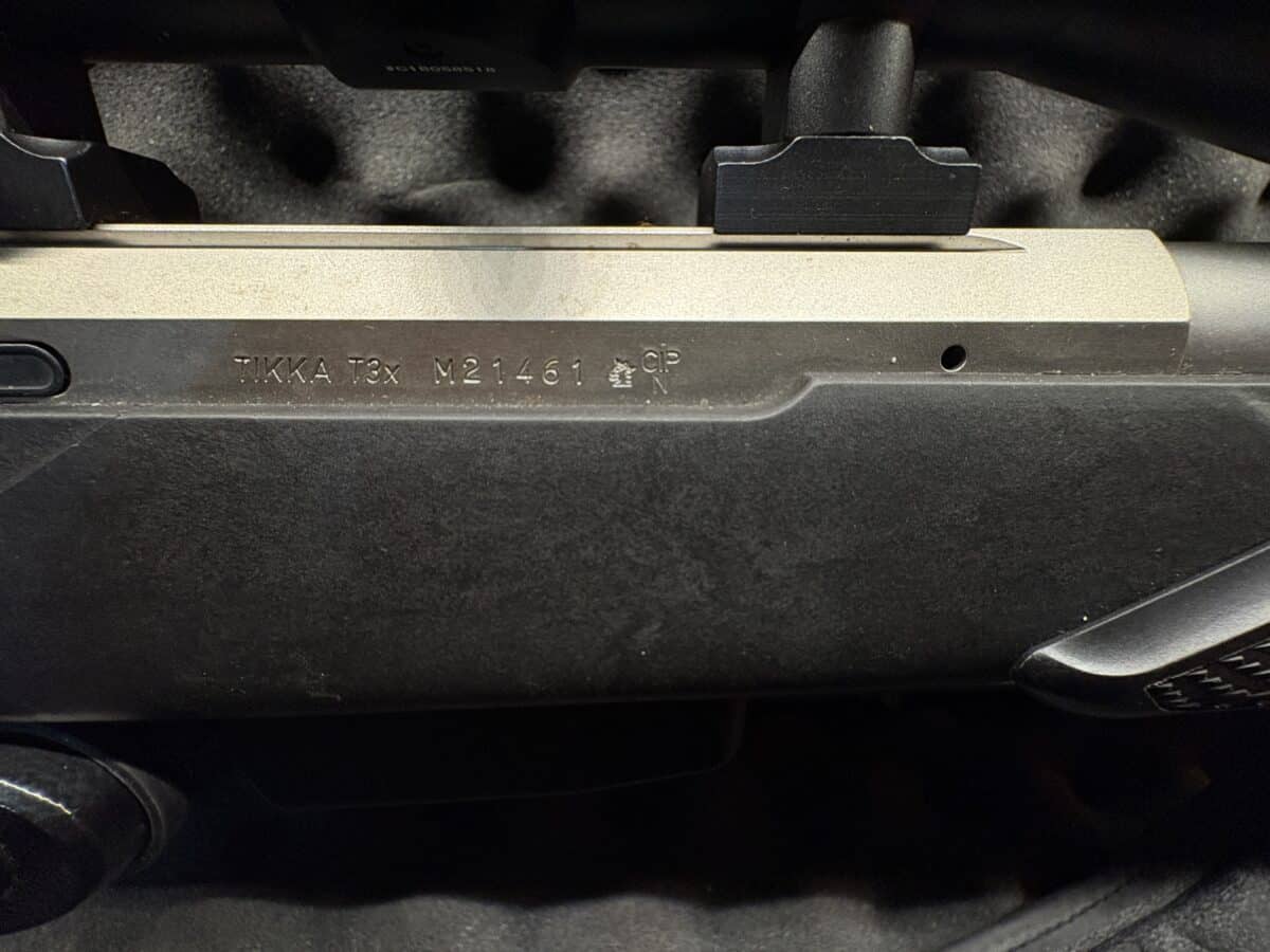 Tikka T3x gauchère