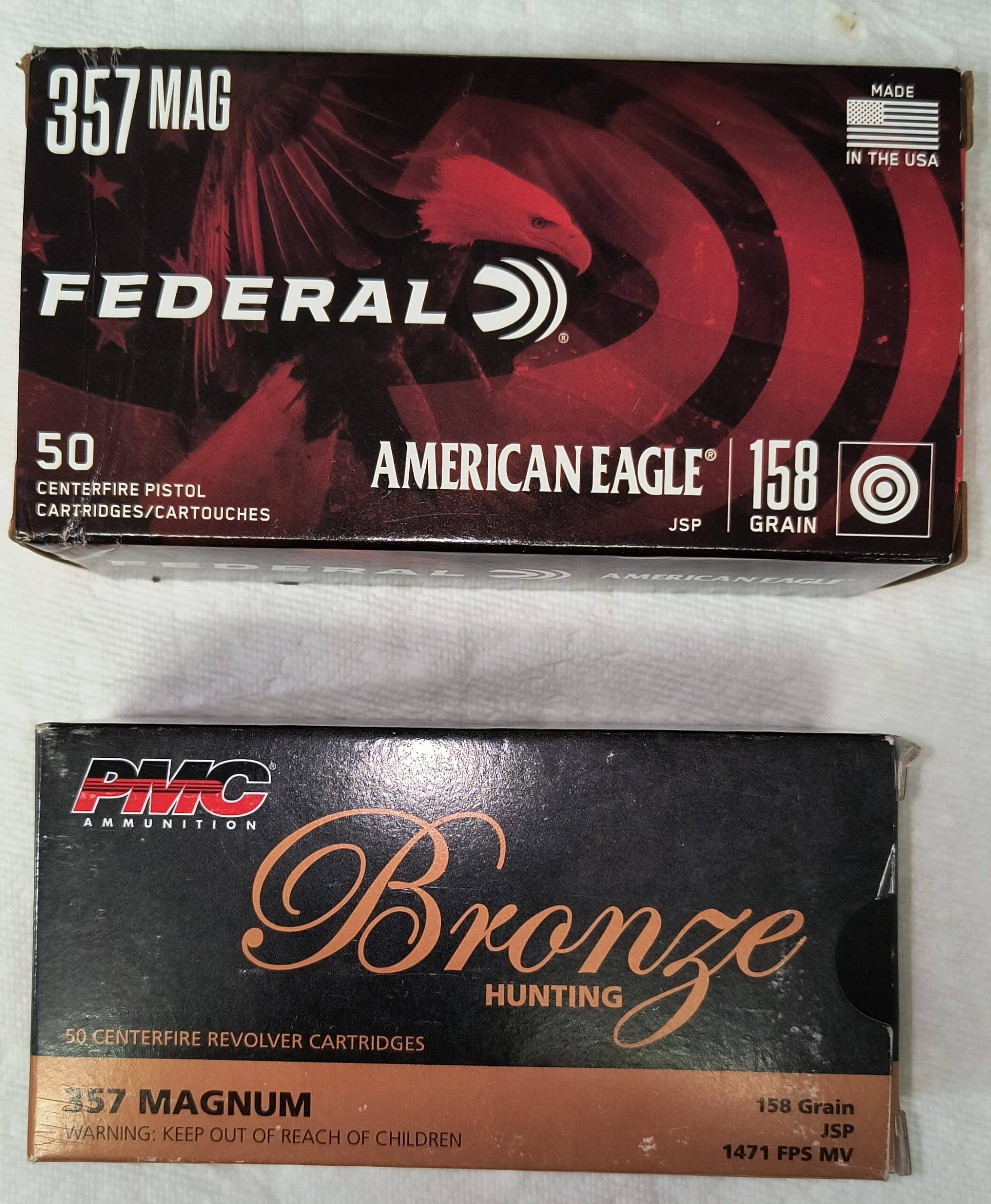 Munitions 357 mag et 7mm Remington Mag