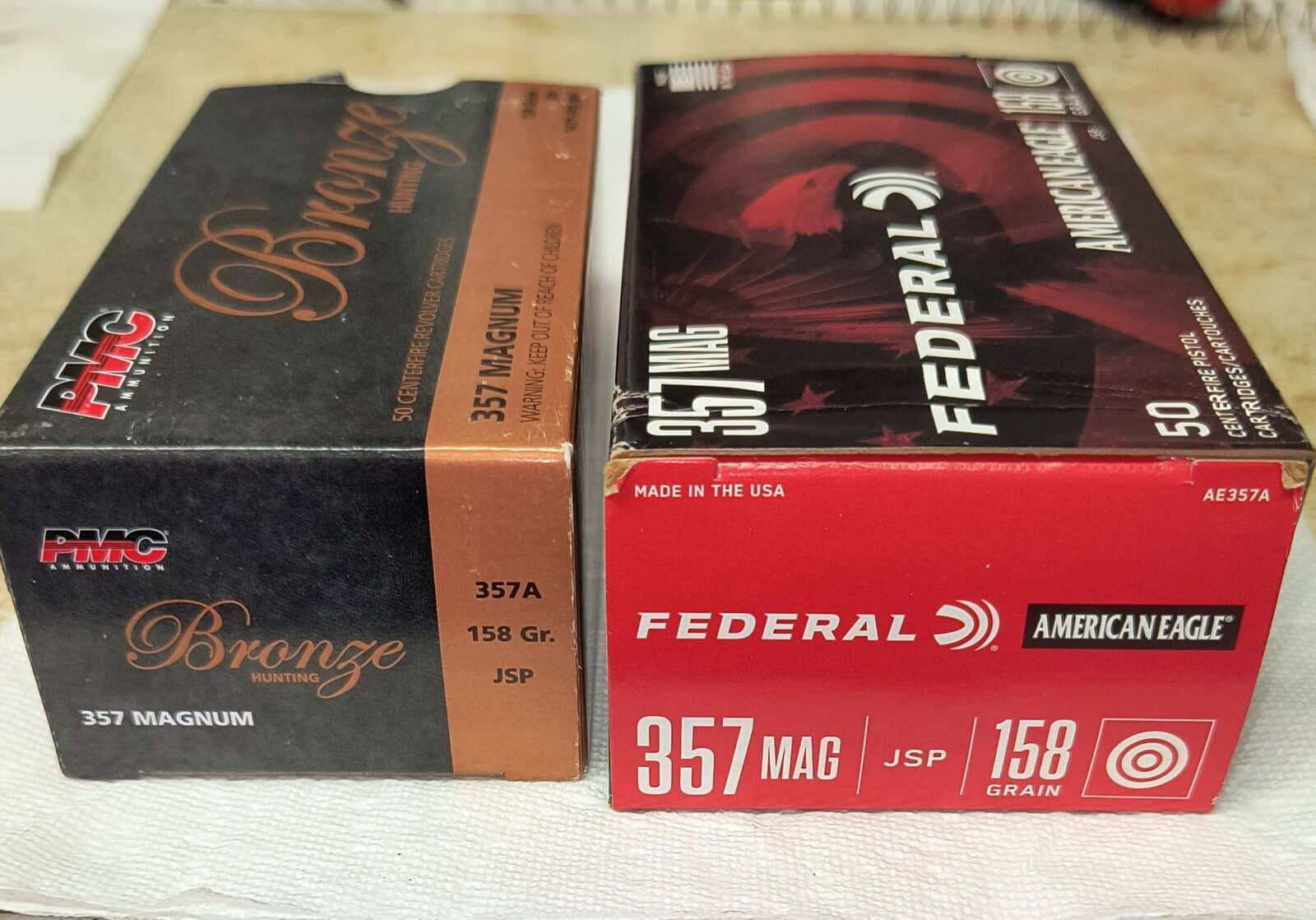 Munitions 357 mag et 7mm Remington Mag