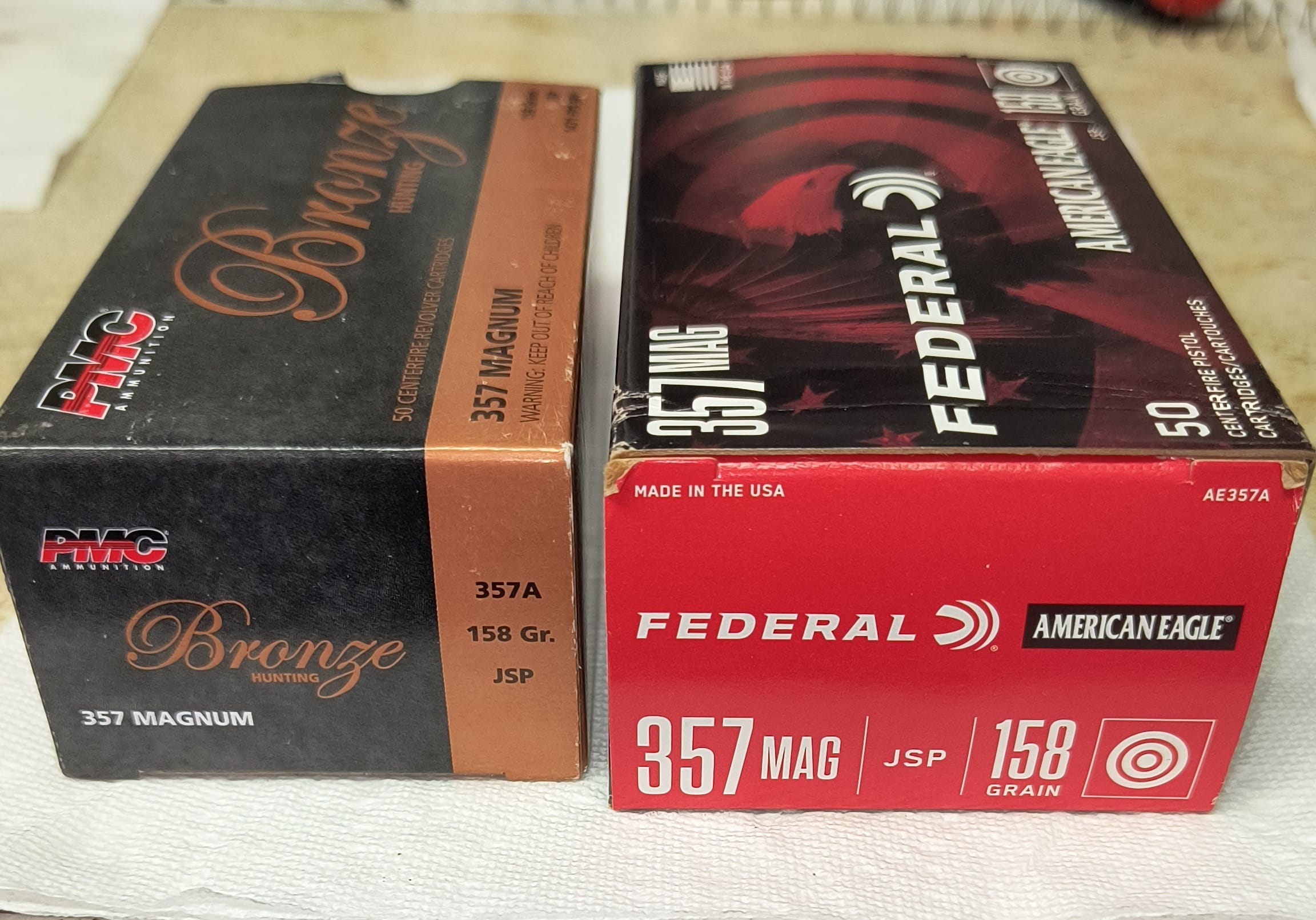 Munitions 357 mag et 7mm Remington Mag