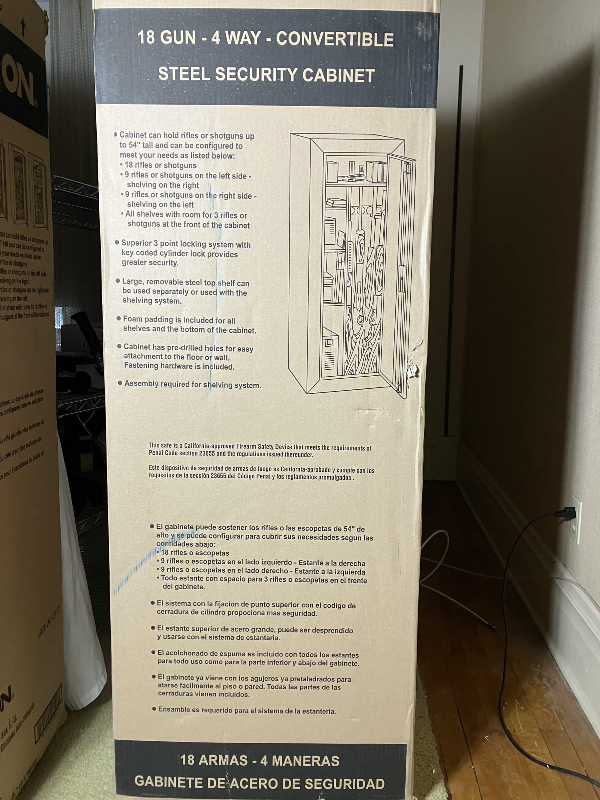 Armoire Stack-On 18 carabines