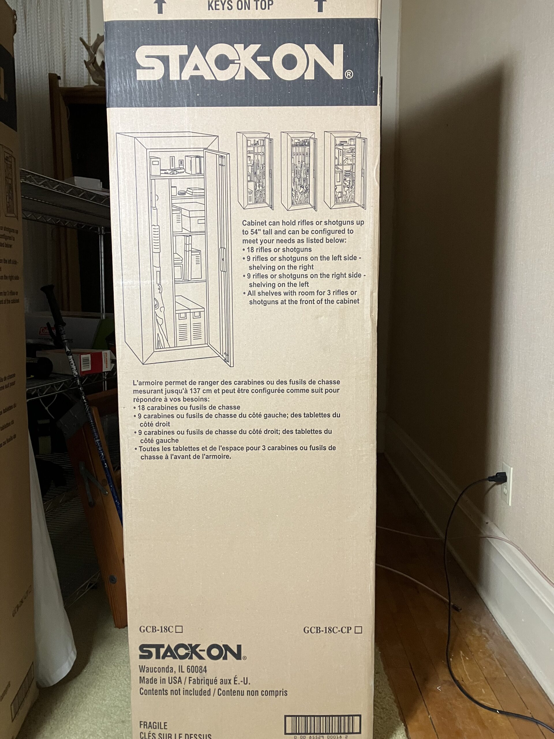 Armoire Stack-On 18 carabines