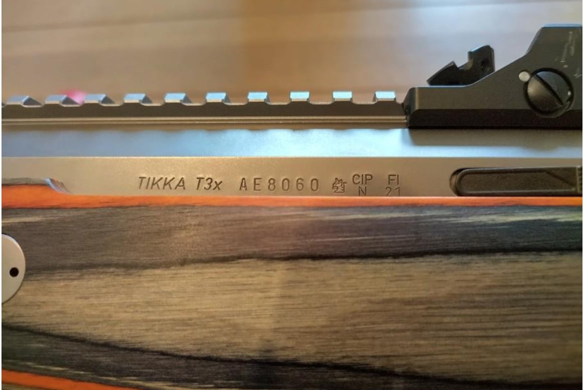 Tikka T3x Artic état neuf tiré 5 cartouches cal 308 Winchester