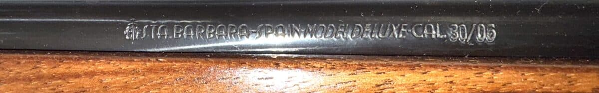 Carabine Santa Barbara Deluxe , cal 30-06 avec scope 3-9×40 ,
