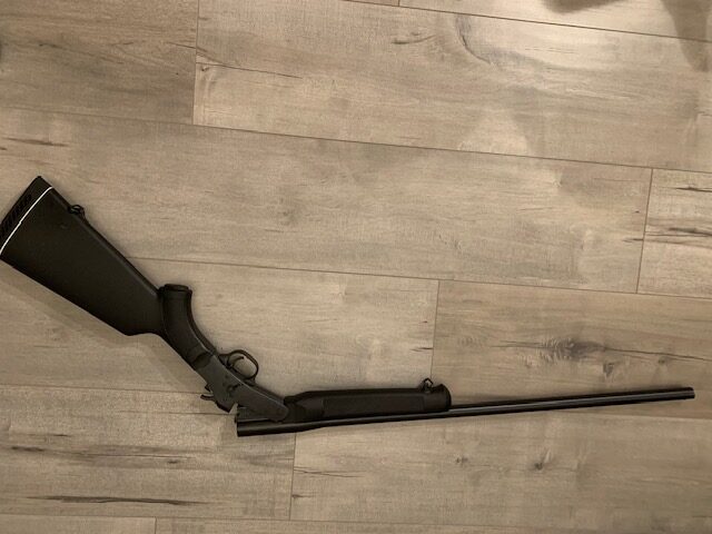 Fusil à bascule calibre 20 crosse et fut synthétiques comme neuf