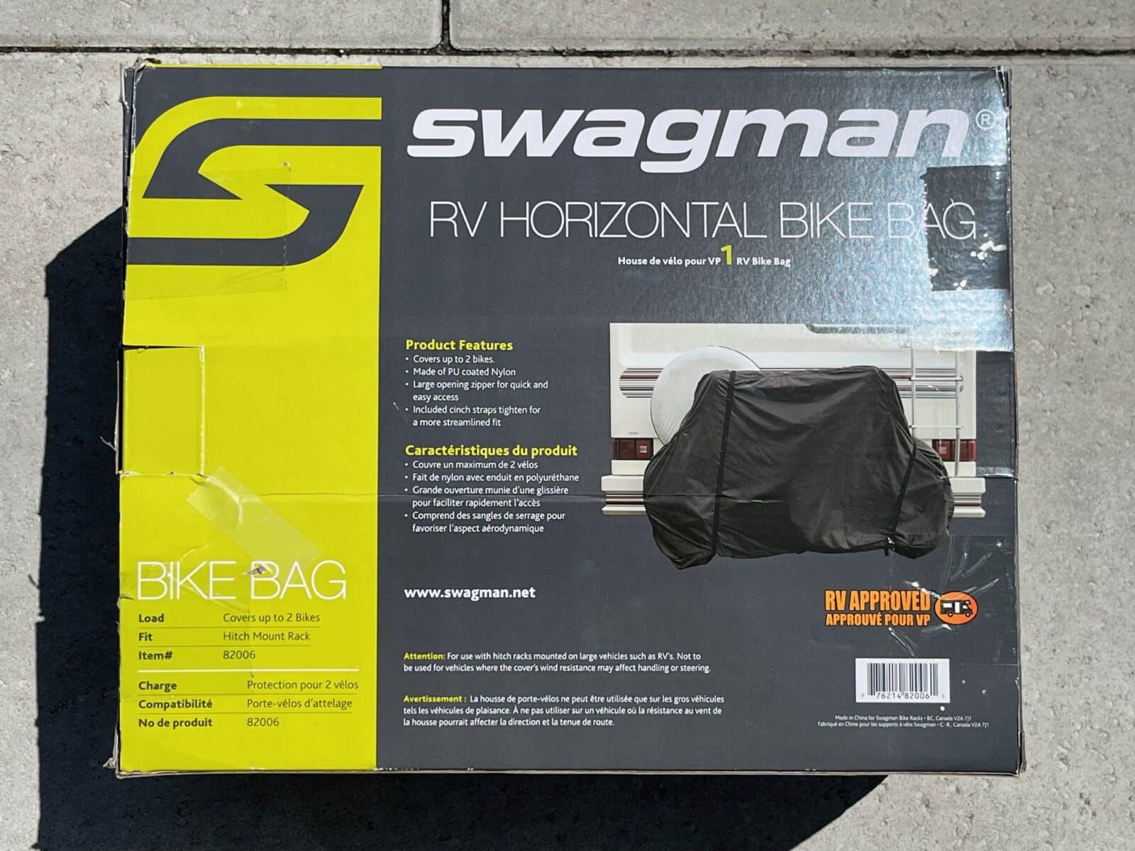 Couverture protection pour 2 bicyclettes SWAGMAN