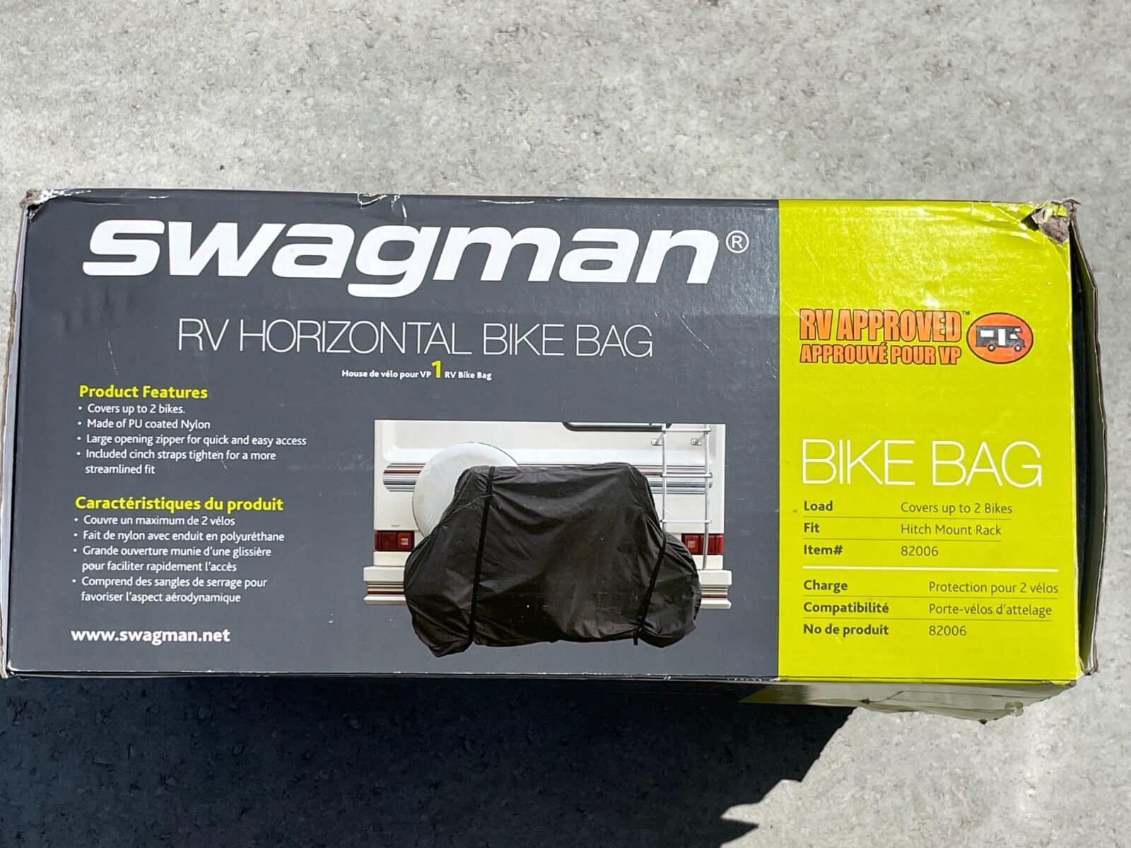 Couverture protection pour 2 bicyclettes SWAGMAN