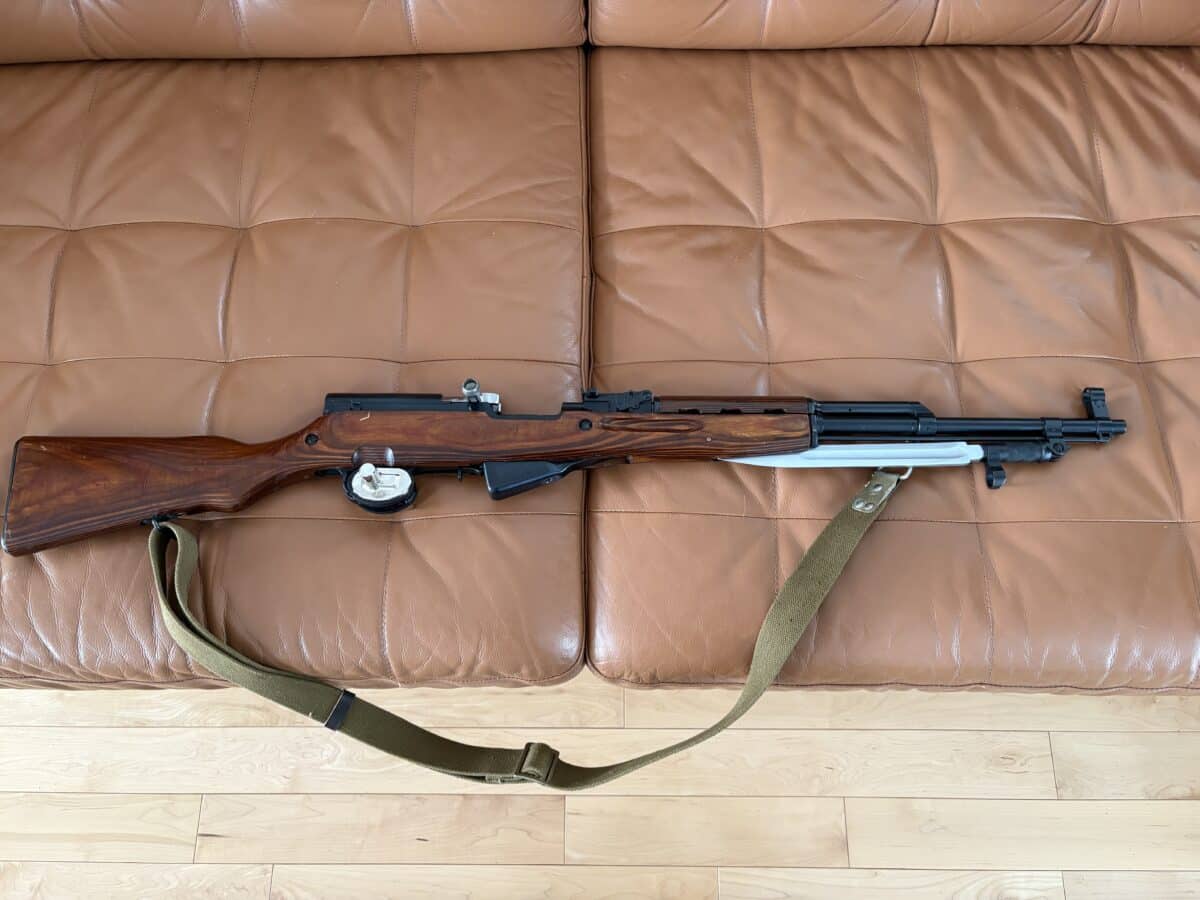 Simonov SKS russe match Numbers 7.62×39