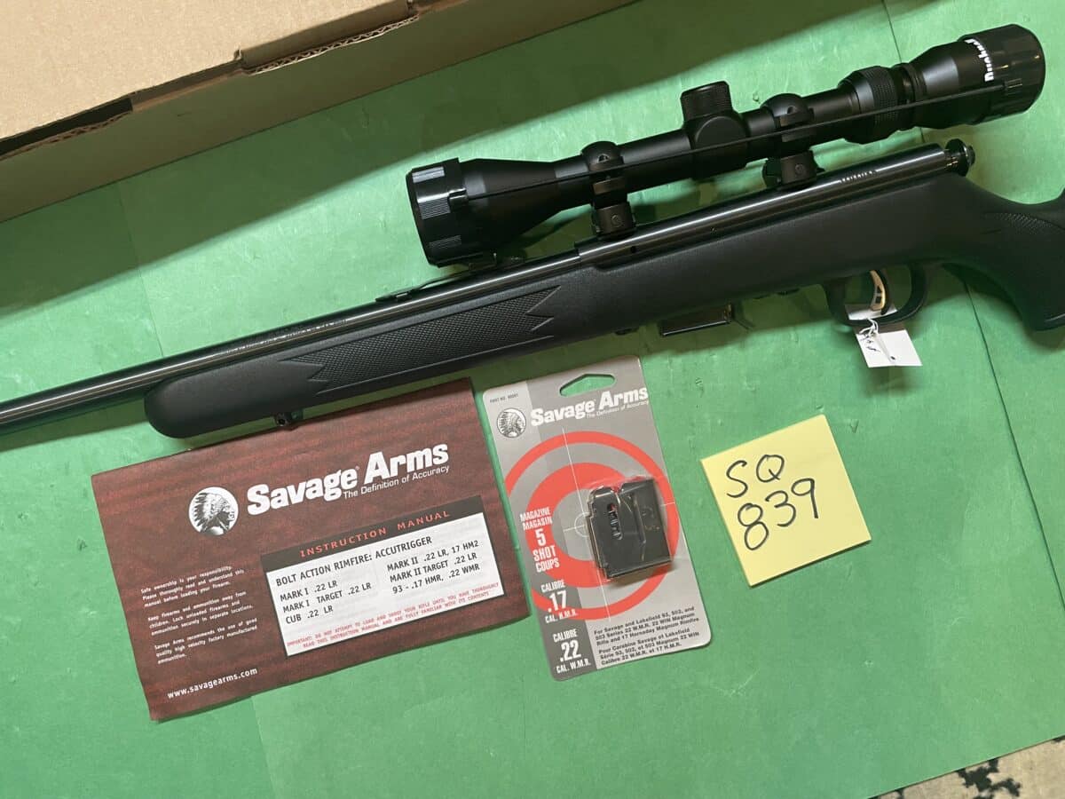 SAVAGE 93F 22 MAG * NEUF *