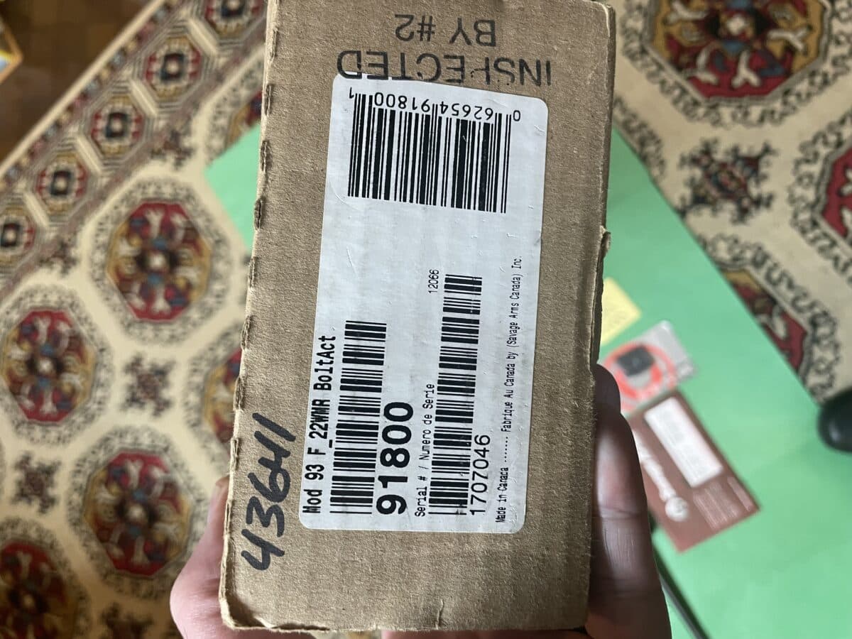 SAVAGE 93F 22 MAG * NEUF *