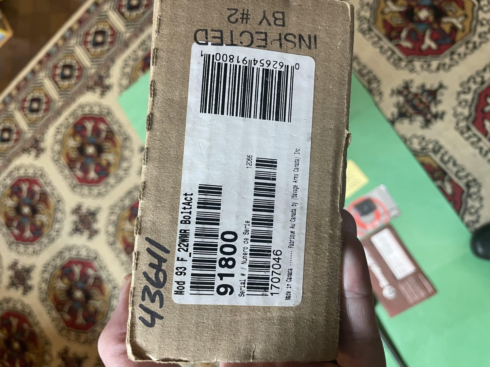 SAVAGE 93F 22 MAG * NEUF *