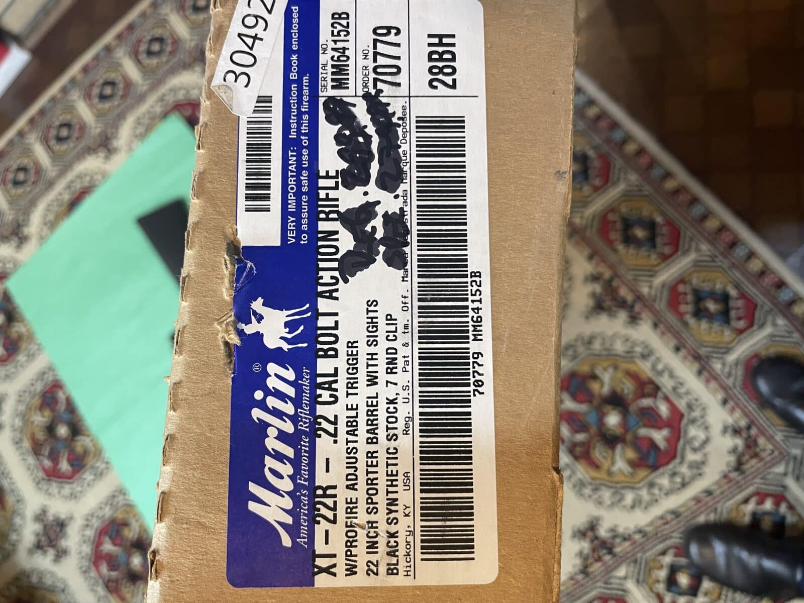 MARLIN XT-22R 22LR BOLT * NEUF *