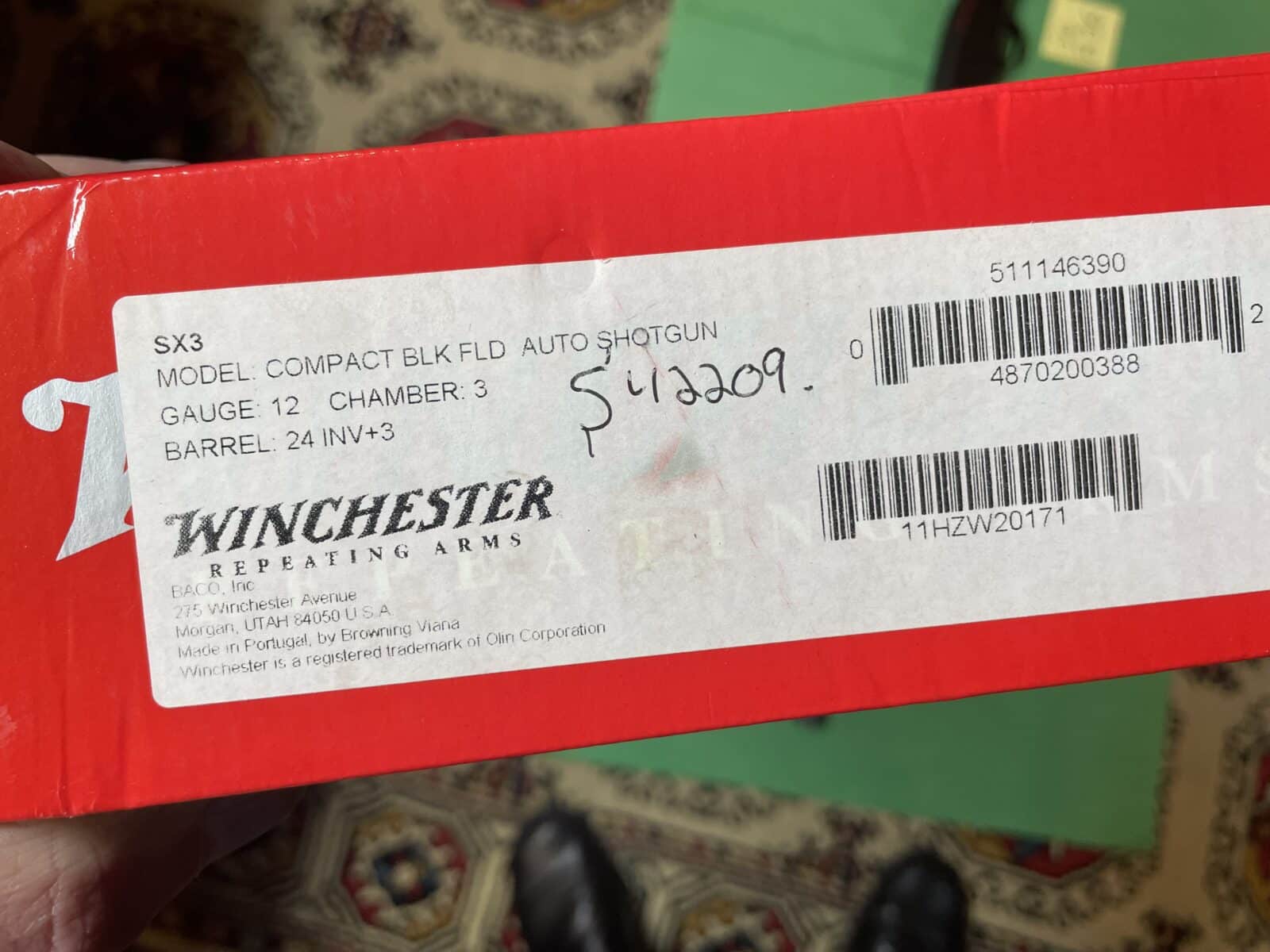 WINCHESTER SX3 * NEUF DANS LA BOITE *