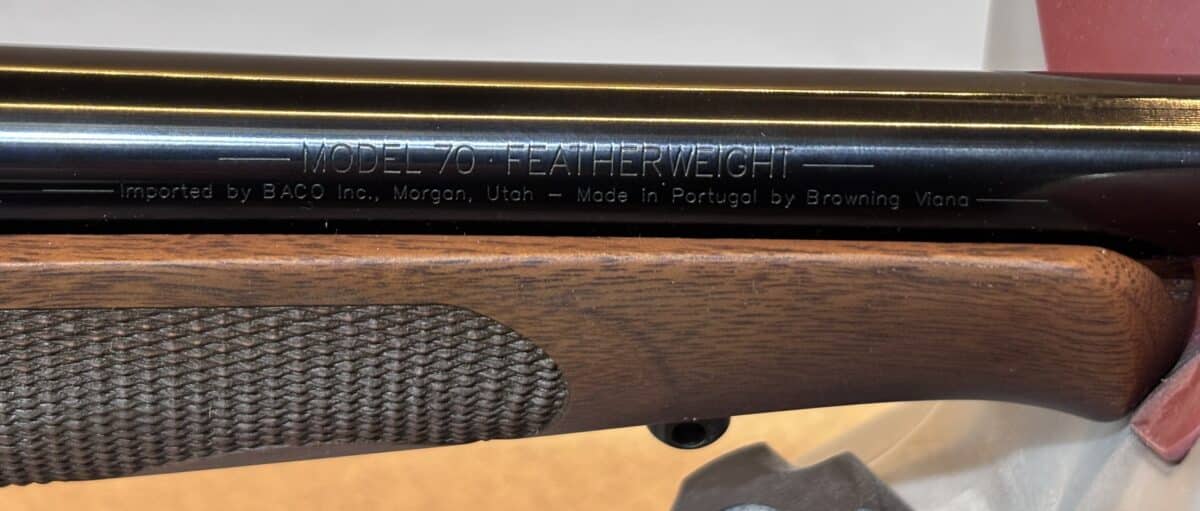 Winchester Mod 70 Featherweight Compact 308 (ouvert a un échange)