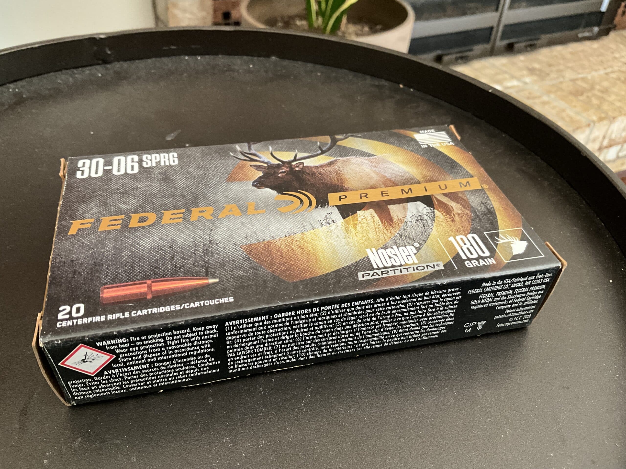Federal Premium Nosler Partition 30-06 180 Grain