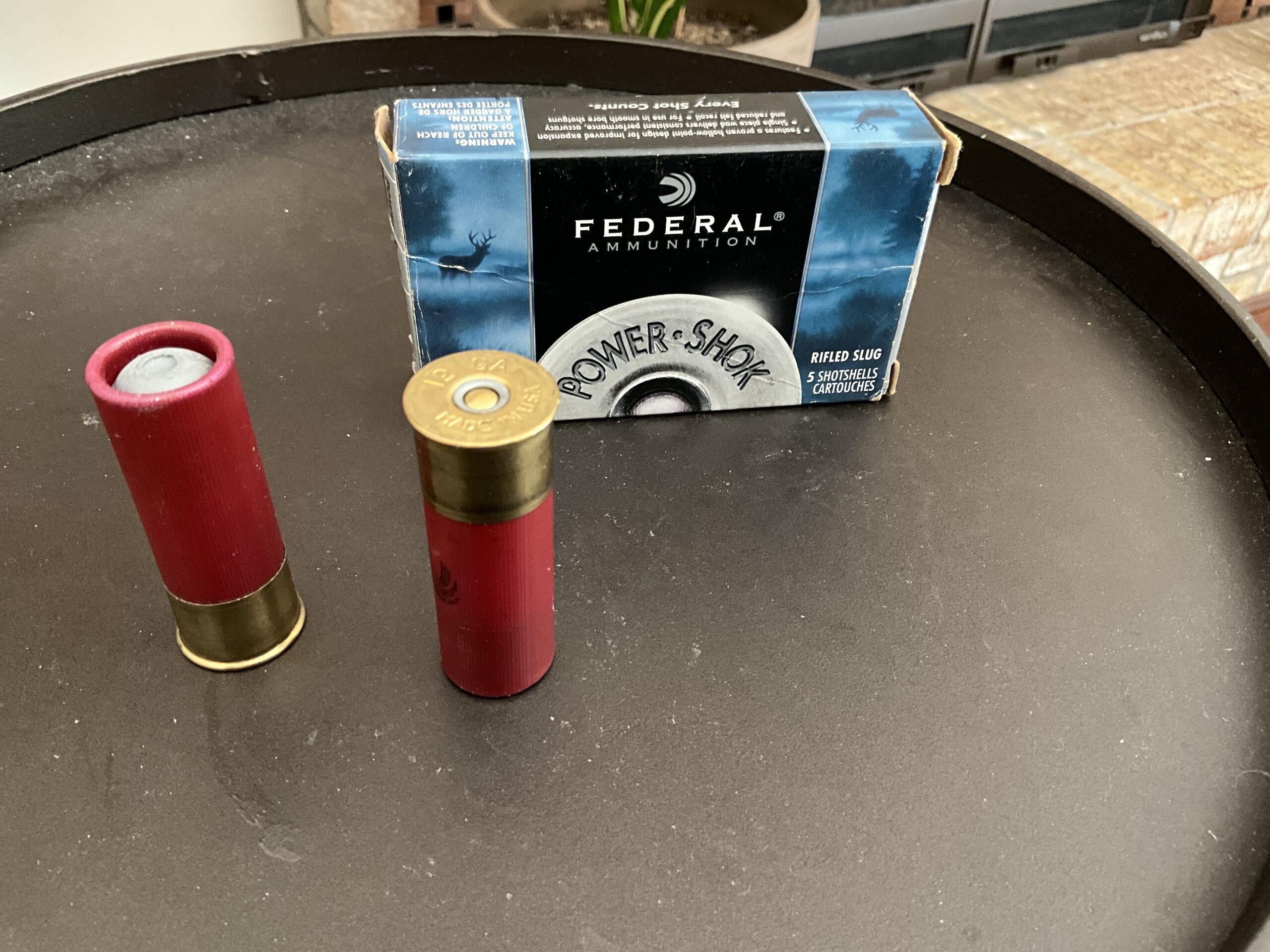Federal Power Shock & Winchester Black Master Rifled 12 Gauge Slug