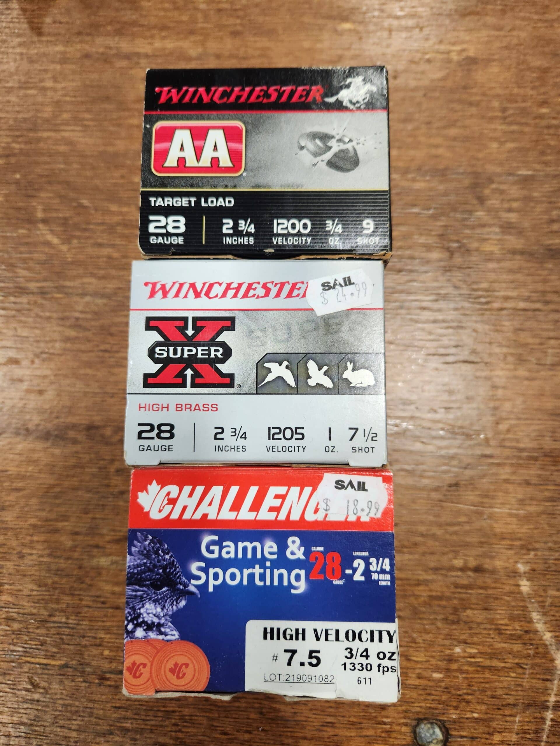 6.5×55 et calibre 28