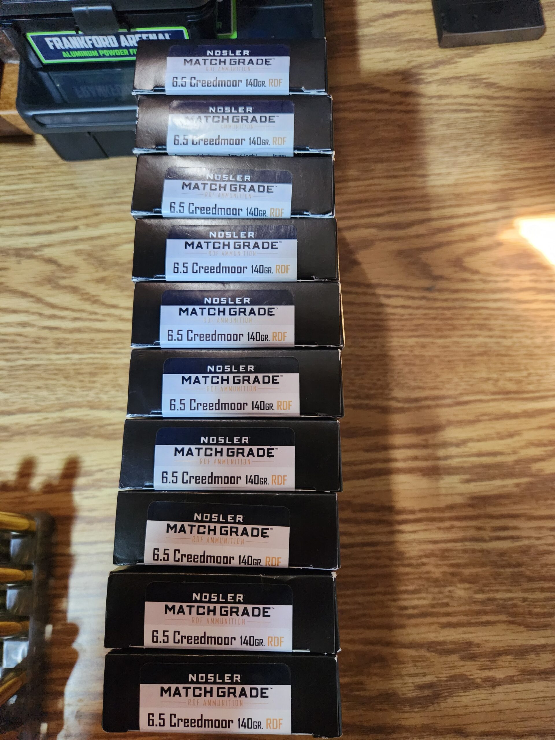 10 boites nosler rdf 140gr 6.5 creedmoor