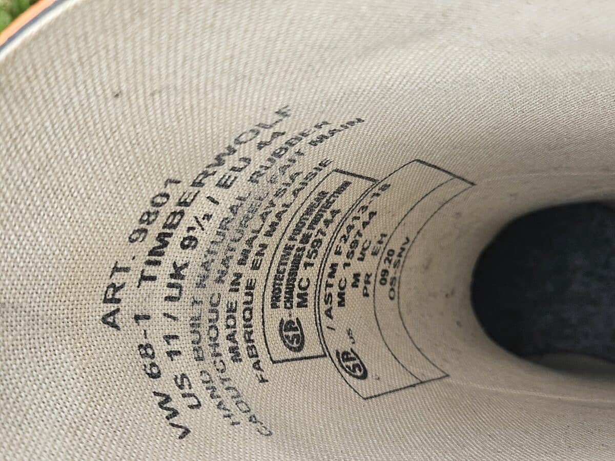 Bottes bûcheron