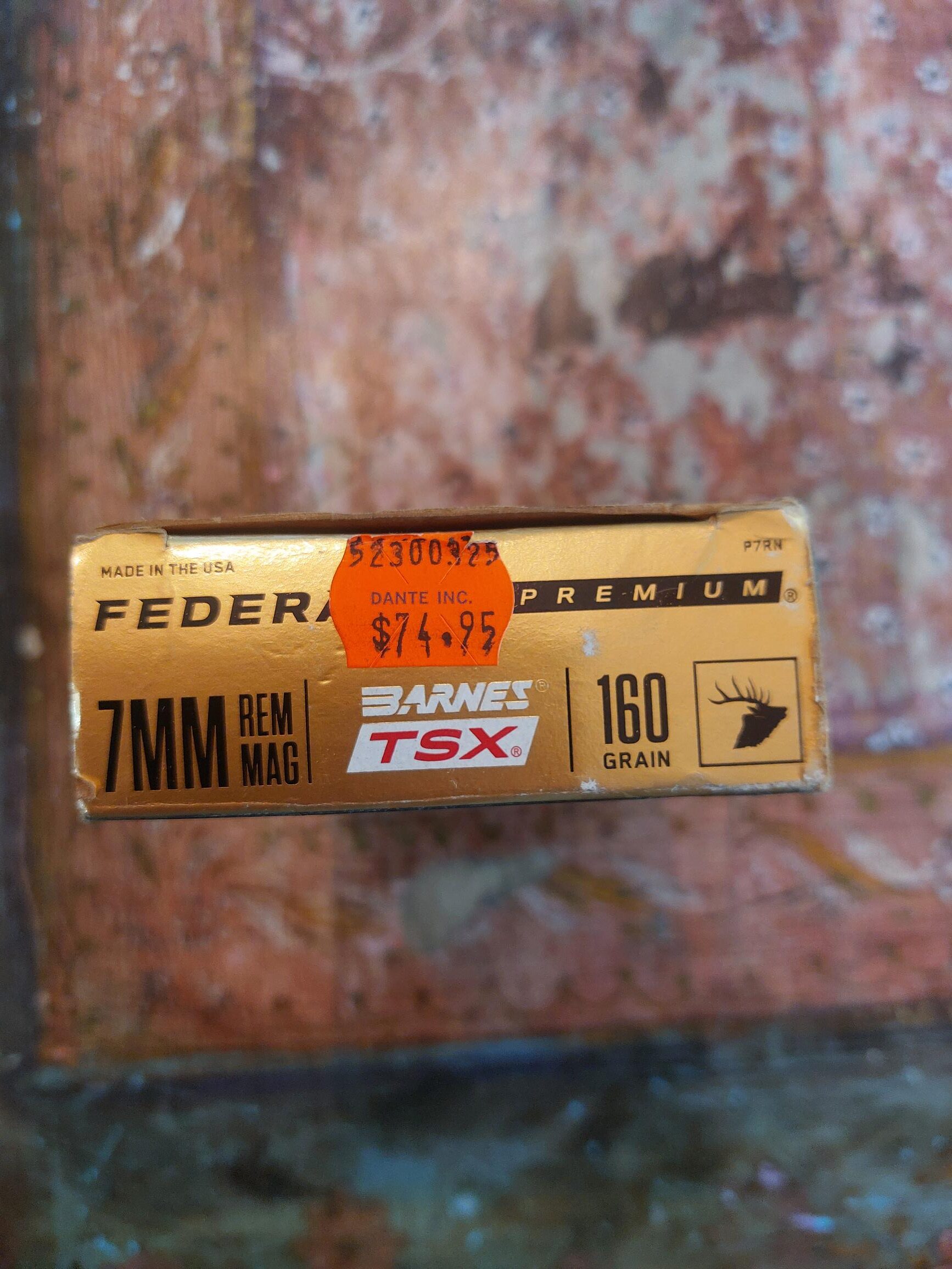 Federal Premium (Barnes TSX) 160 grain pour 7MM REM MAG