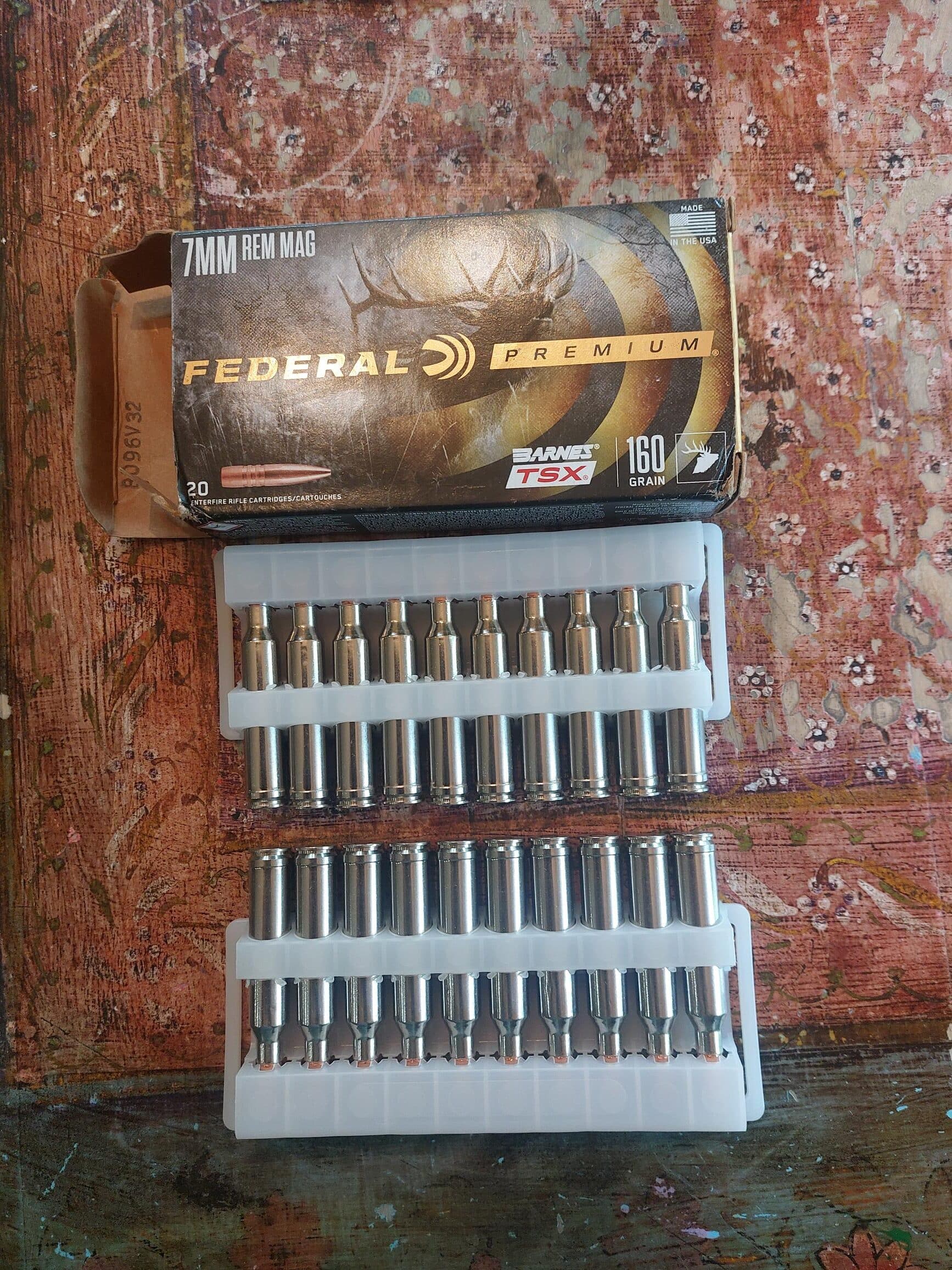 Federal Premium (Barnes TSX) 160 grain pour 7MM REM MAG