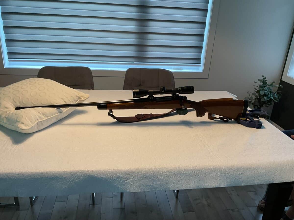 Carabine Remington 338 à verrous 3 coups pour gaucher