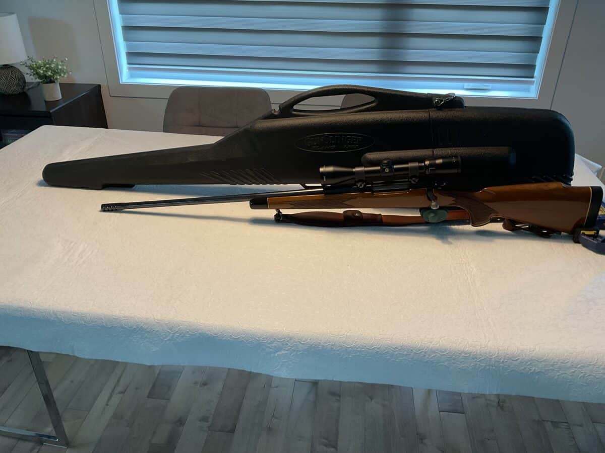 Carabine Remington 338 à verrous 3 coups pour gaucher