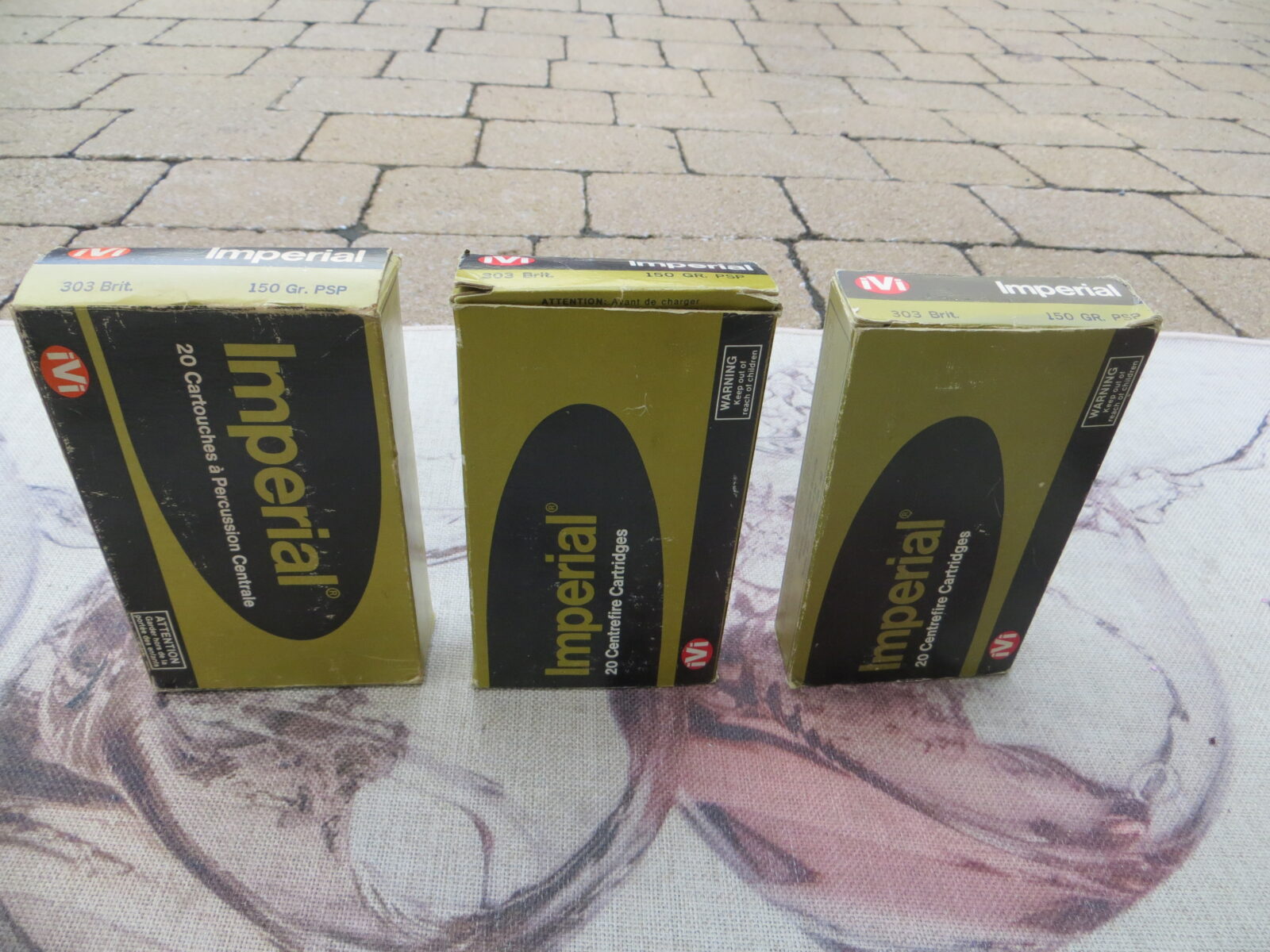 lot munition 303 brit 150G (vintage)
