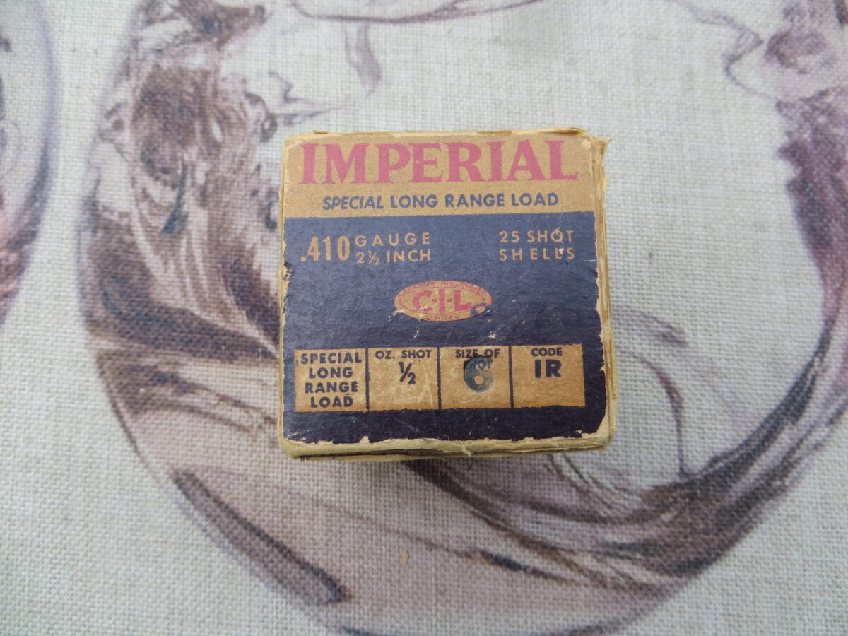 Cartouche vintage .410 Varié