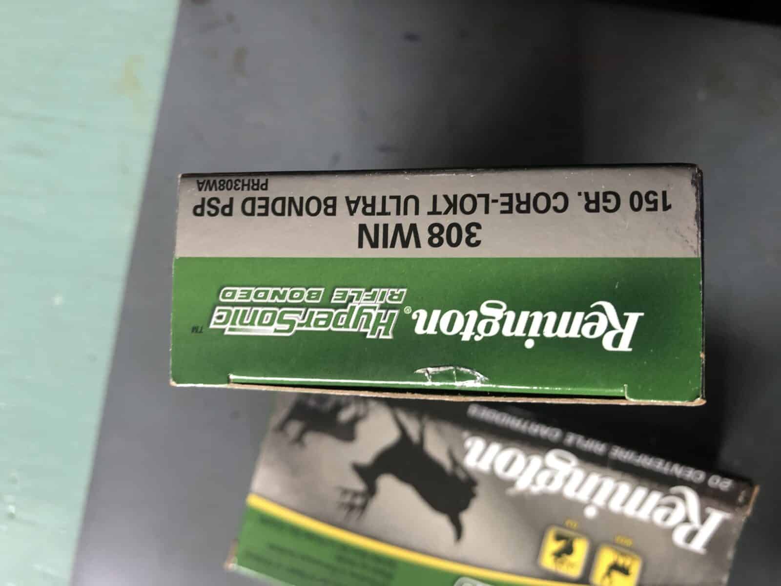 Munitions cal 308 Remington