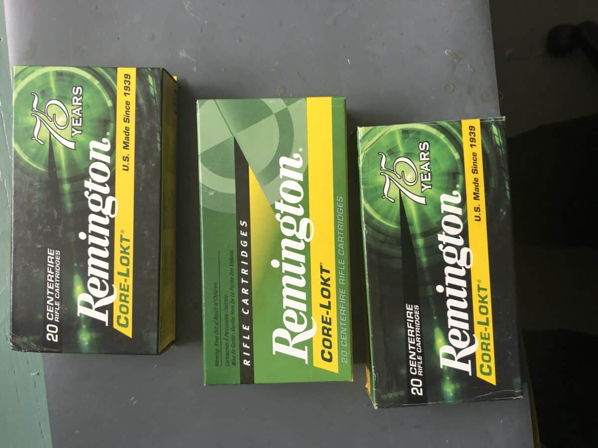 Munitions cal 308 Remington