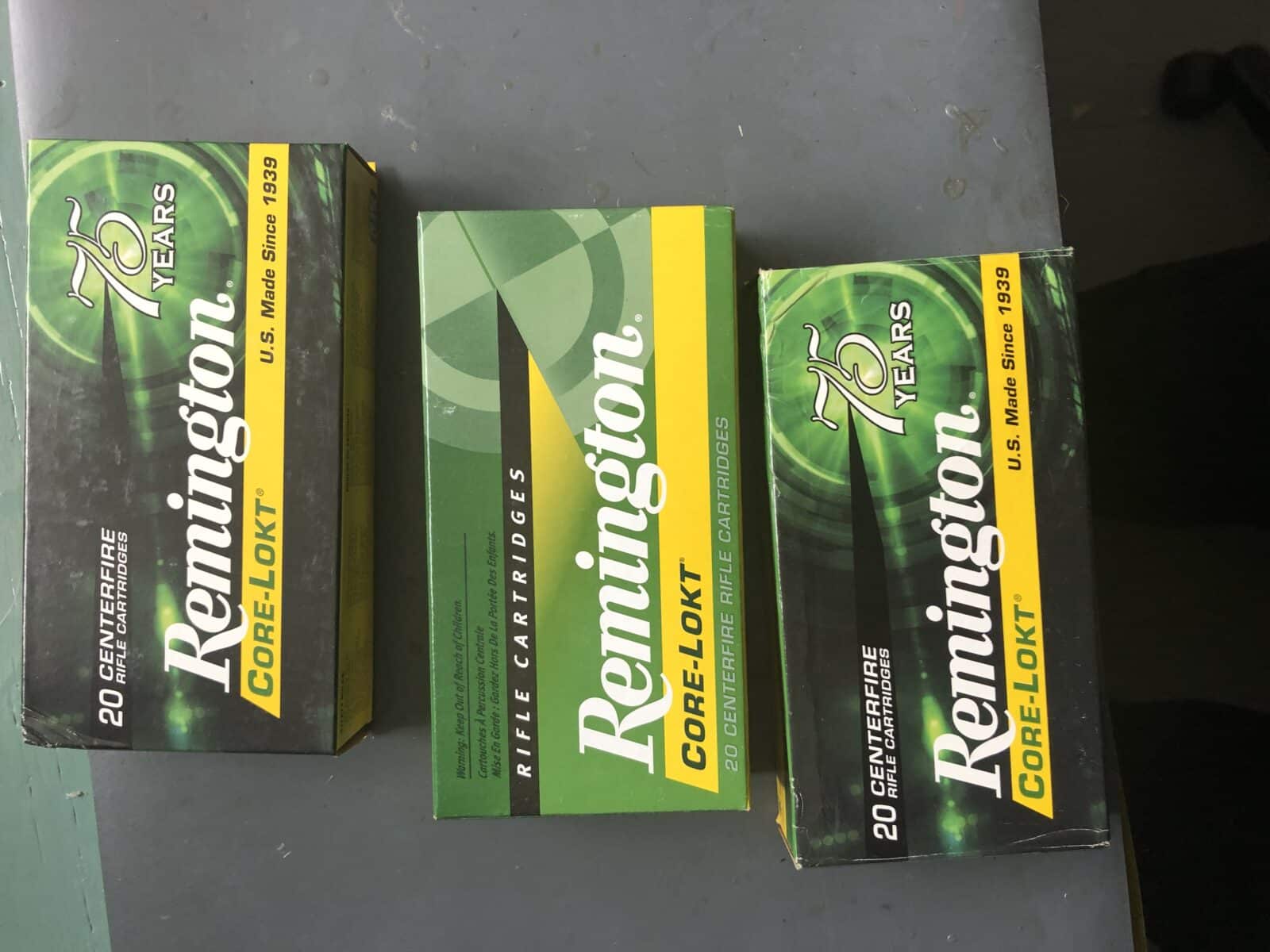 Munitions cal 308 Remington