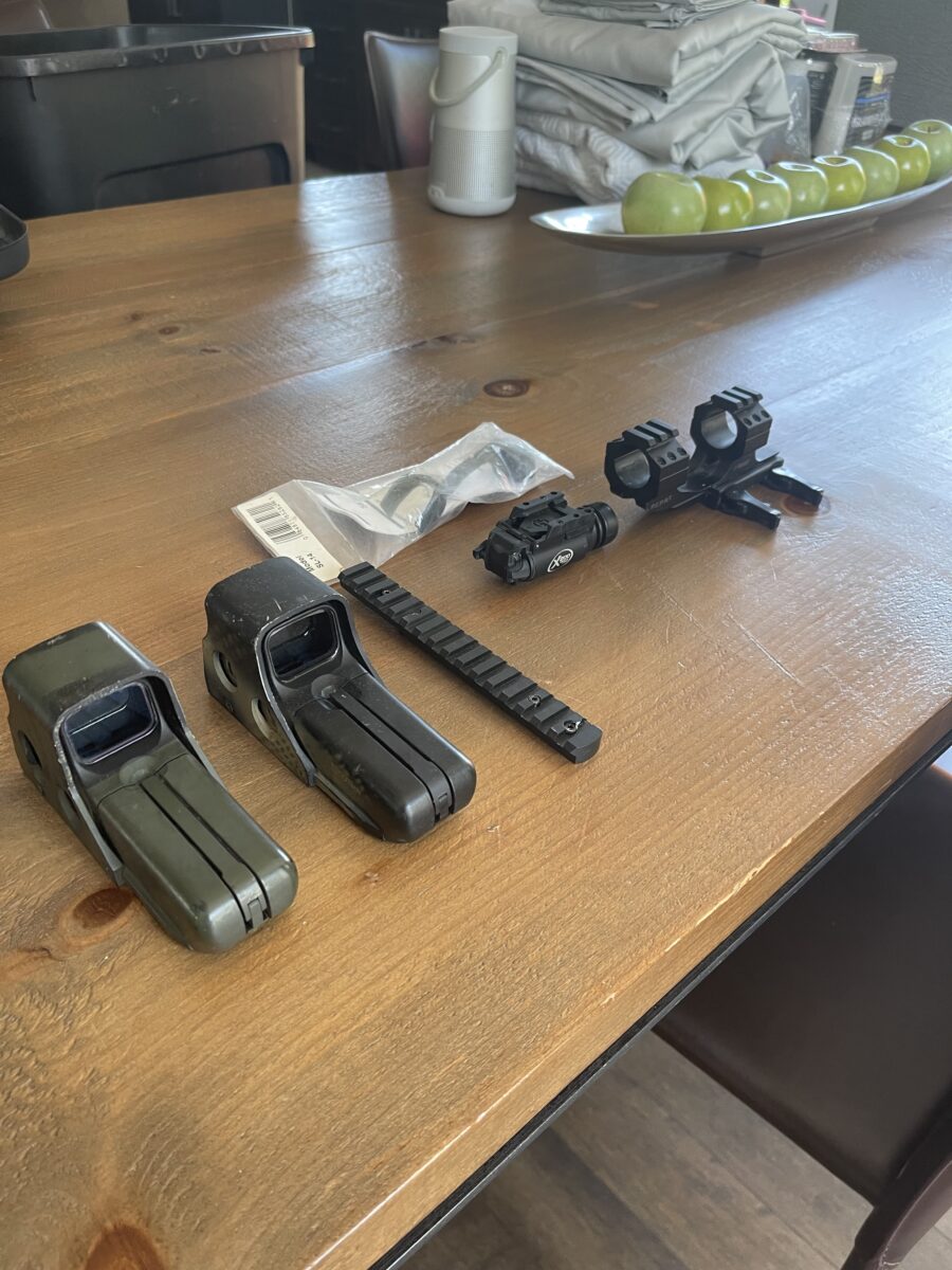 EO Tech, holo sight, mire holographique, red dot