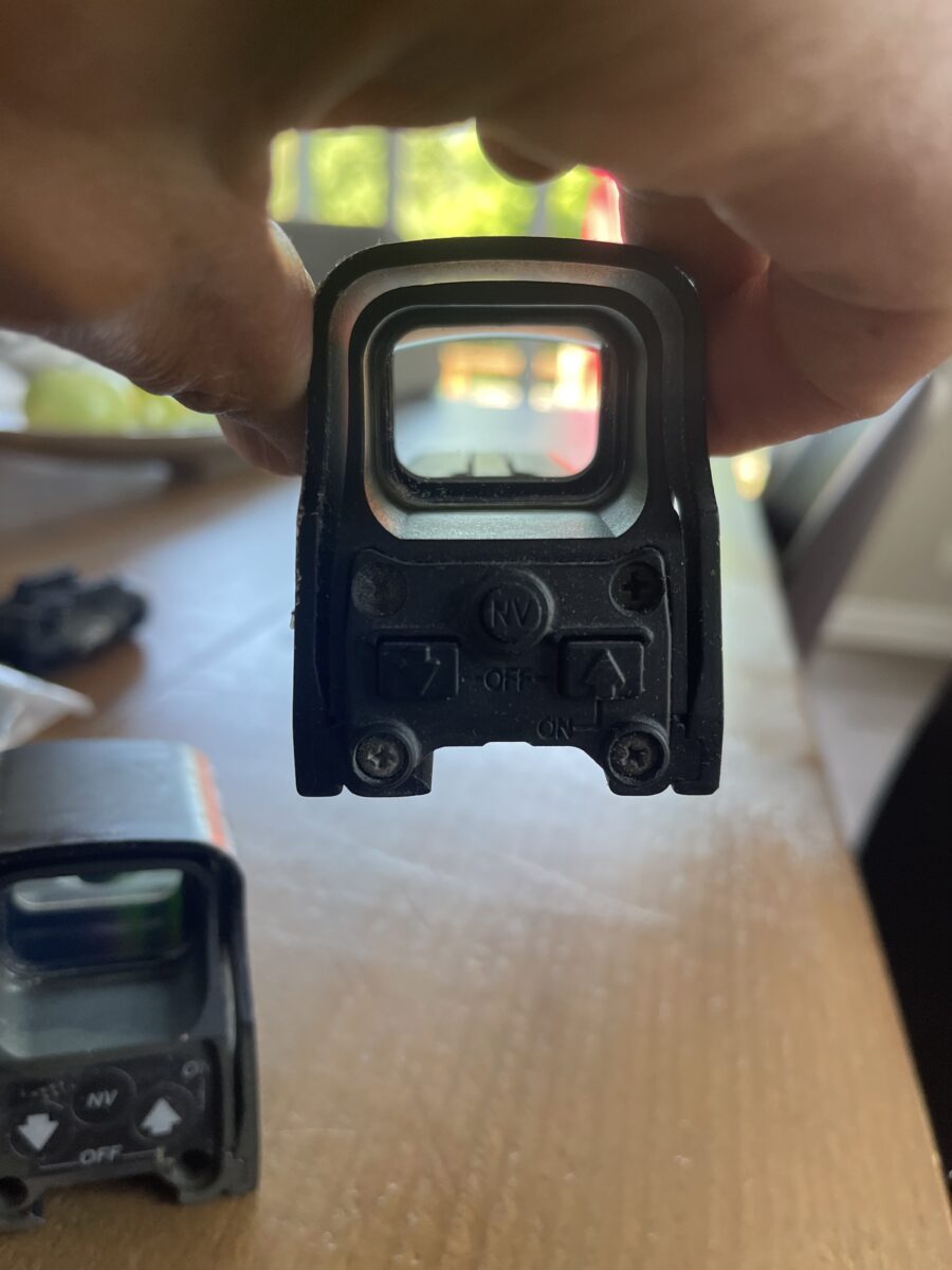 EO Tech, holo sight, mire holographique, red dot