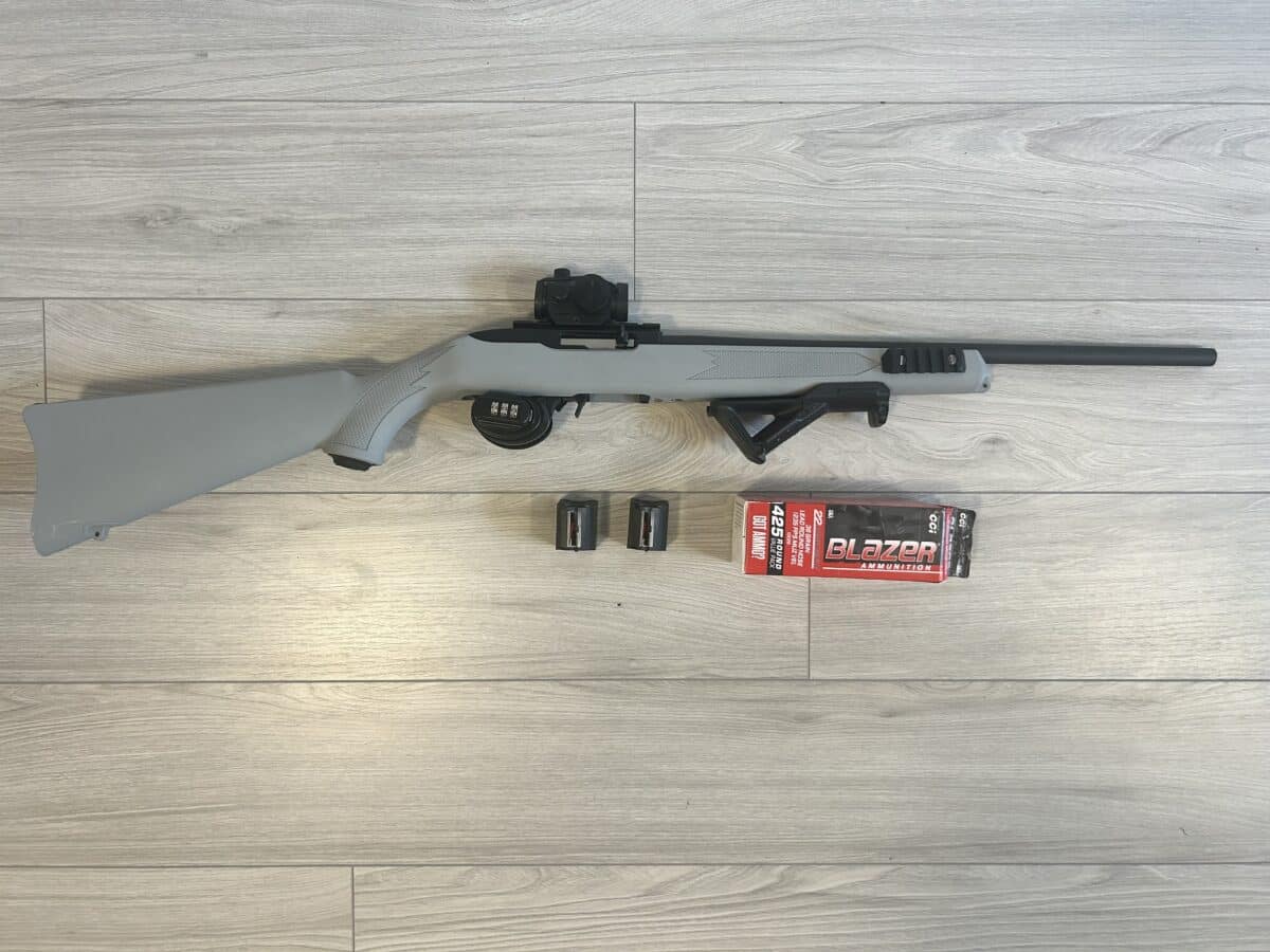 Ruger .22 corps plastique